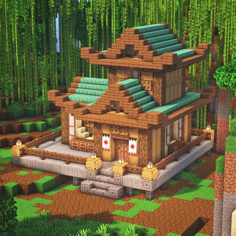 japanese house minecraft|cute japanese minecraft house.